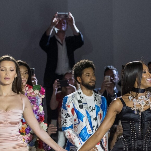 Bella Hadid, Naomi Campbell, Winnie Harlow, Jussie Smollett et Natalia Vodianova lors du défilé de mode "Fashion For Relief" lors du 71ème Festival International du Film de Cannes, France, le 13 mai 2018 © Cyril Moreau/Bestimage