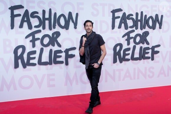 Adrien Brody lors du photocall du défilé de mode "Fashion For Relief" lors du Festival International du Film de Cannes, France, le 13 mai 2018. © Cyril Moreau/Bestimage