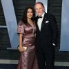 Salma Hayek et son mari Francois-Henri Pinault à la soirée Vanity Fair Oscar au Wallis Annenberg Center à Beverly Hills, le 4 mars 2018