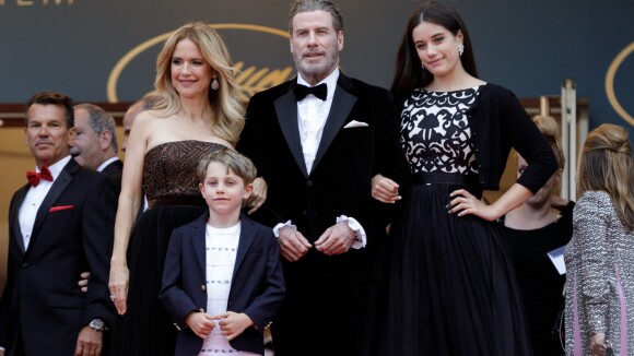 John Travolta et Kelly Preston : Divins avec leurs enfants Ella Bleu et Benjamin