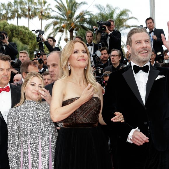 John Travolta et sa femme Kelly Preston - Montée des marches du film "'Solo: A Star Wars Story' " lors du 71ème Festival International du Film de Cannes le 15 mai 2018. © Jacovides/Borde/Moreau/Bestimage