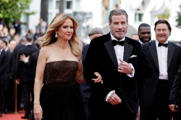 John Travolta et sa femme Kelly Preston - Montée des marches du film "'Solo: A Star Wars Story' " lors du 71ème Festival International du Film de Cannes le 15 mai 2018. © Jacovides/Borde/Moreau/Bestimage