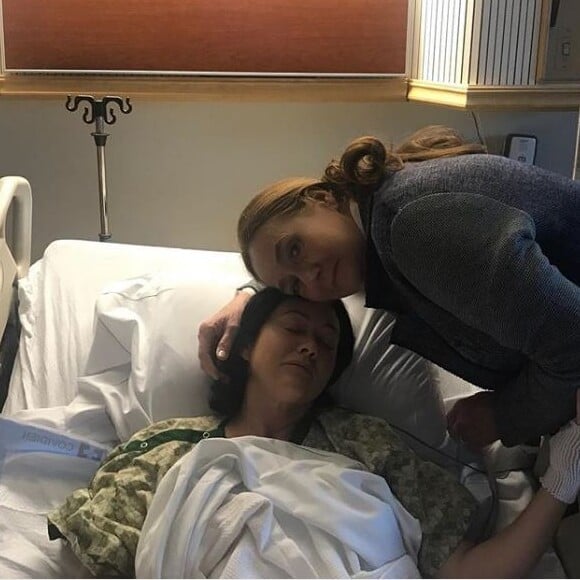 Shannen Doherty à l'hôpital avec sa maman, Rosa. Instagram, le 13 mai 2018.