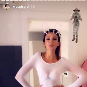 Delphine Wespiser dans un centre d'amincissement - Instagram, 16 mai 2018