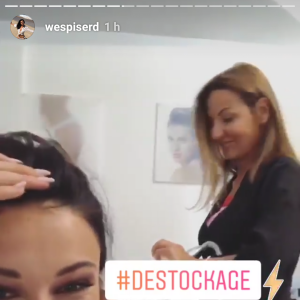 Delphine Wespiser dans un centre d'amincissement - Instagram, 16 mai 2018