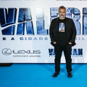 Luc Besson à la première de "Valerian et la Cité des milles planètes" à Sao Paulo au Brésil, le 3 août 2017