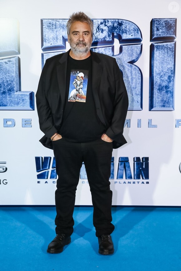 Luc Besson à la première de "Valerian et la Cité des milles planètes" à Sao Paulo au Brésil, le 3 août 2017