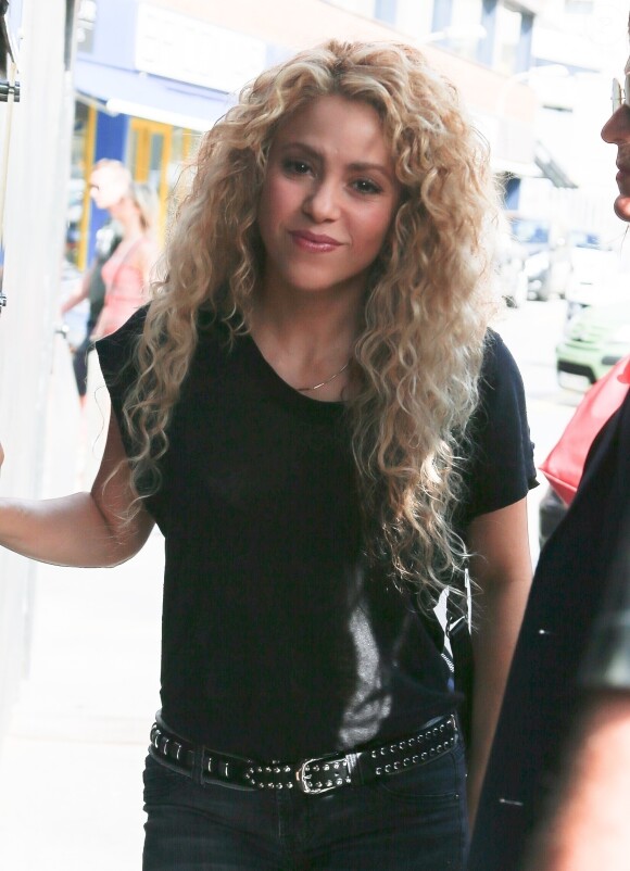Shakira reçoit la visite de la police espagnole à son domicile à Barcelone le 25 janvier 2018.