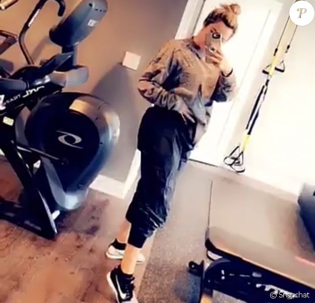 Khloé Kardashian. Snapchat, le 11 mai 2018.