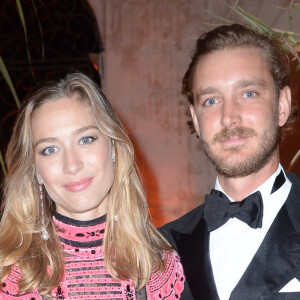 Beatrice Borromeo et son mari Pierre Casiraghi lors du dîner des "Franca Sozzani Awards" au 74ème Festival International du Film de Venise (Mostra), le 1er septembre 2017.