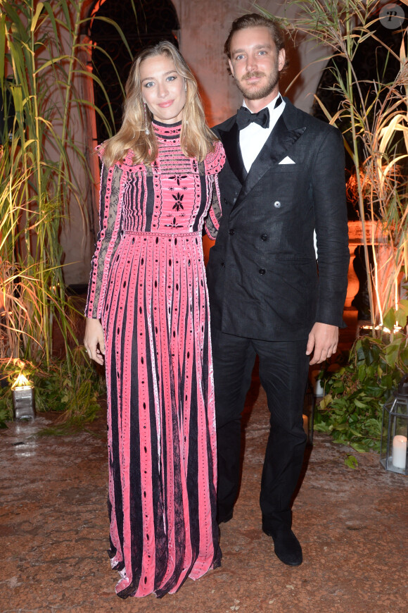 Beatrice Borromeo et son mari Pierre Casiraghi lors du dîner des "Franca Sozzani Awards" au 74ème Festival International du Film de Venise (Mostra), le 1er septembre 2017.