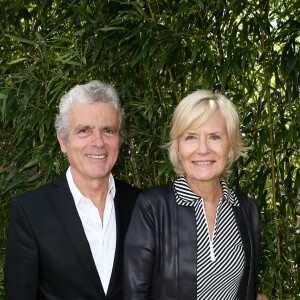 Claude Sérillon et Catherine Ceylac au village de Roland-Garros à Paris le 8 juin 2017 © Cyril Moreau-Dominique Jacovides/Bestimage