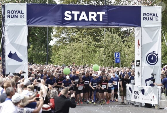 La princesse Mary de Danemark participe au "Royal Run", organisée pour ses 50 ans à Aalborg, Danemark, le 21 mai 2018. Pour les 50 ans du prince héritier Frederik de Danemark, des courses étaient organisées dans les 5 grandes villes du pays.21/05/2018 - Odense