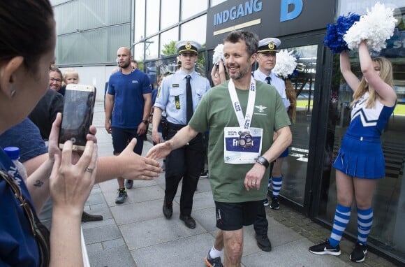 Le prince Frederik de Danemark participe au "Royal Run", organisée pour ses 50 ans à Esbjerg, Danemark, le 21 mai 2018. Pour les 50 ans du prince héritier Frederik de Danemark, des courses étaient organisées dans les 5 grandes villes du pays.21/05/2018 - Esbjerg