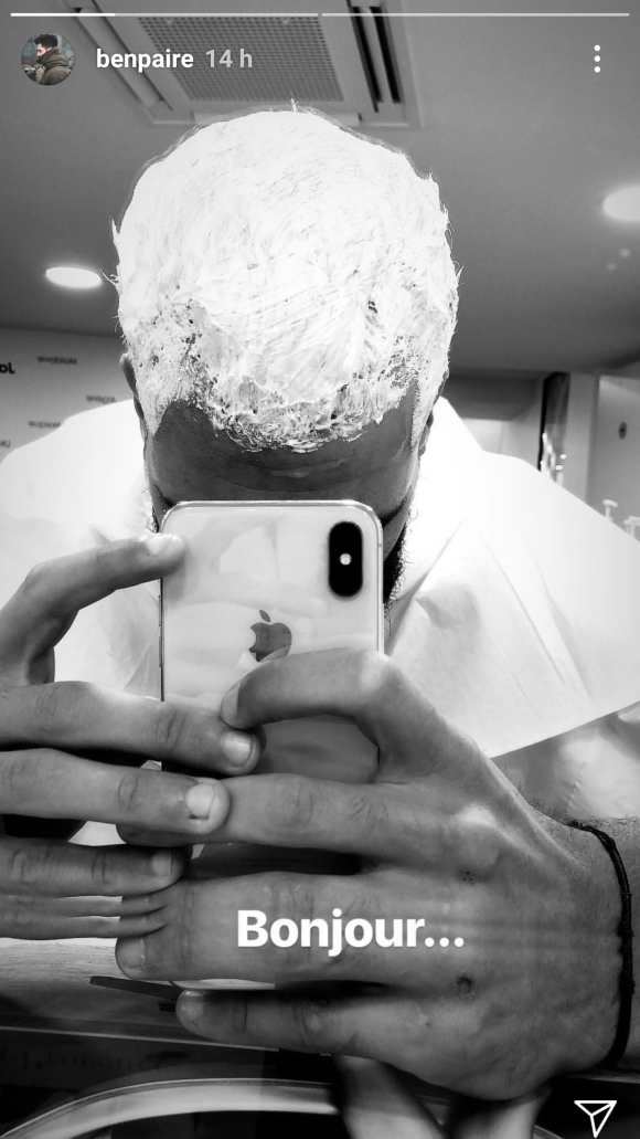 Benoît Paire change de tête et devient blond platine. Instagram, mai 2018.