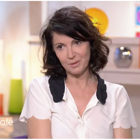 Zabou Breitman sur le plateau de "Thé ou café" le 25 mai 2018.