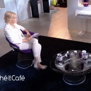 Zabou Breitman sur le plateau de "Thé ou café" le 25 mai 2018.