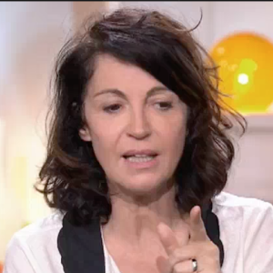 Zabou Breitman sur le plateau de "Thé ou café" le 25 mai 2018.