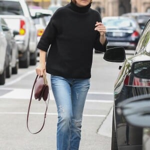 Exclusif - Ellen Pompeo va faire du shopping chez Balanciaga à Beverly Hills le 12 mai 2018.