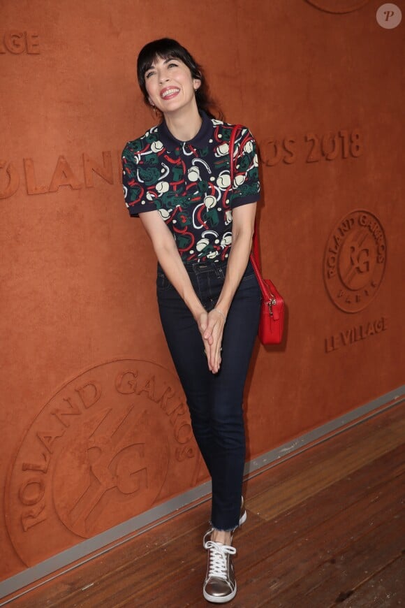 Nolwenn Leroy au village lors des internationaux de France de tennis de Roland Garros, Jour 4, à Paris le 30 mai 2018.