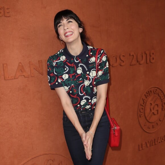 Nolwenn Leroy au village lors des internationaux de France de tennis de Roland Garros, Jour 4, à Paris le 30 mai 2018.