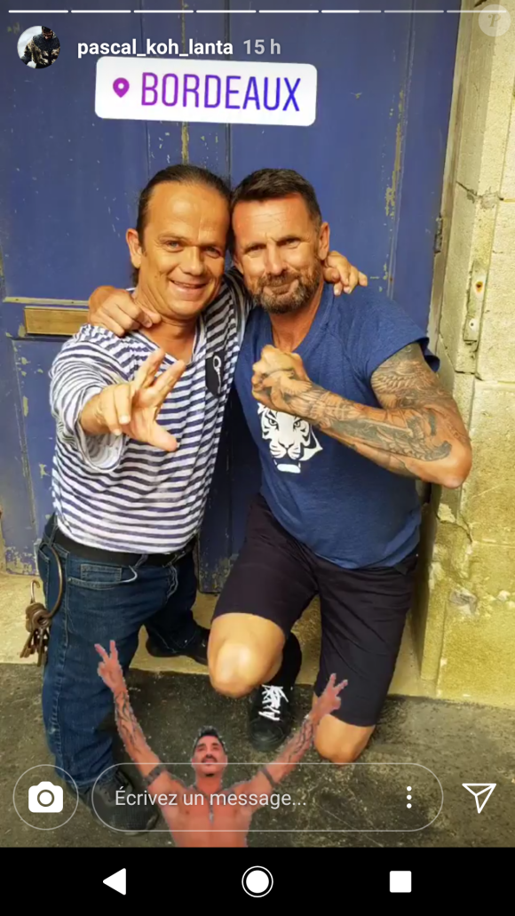 Pascal dans "Fort Boyard", 31 mai 2018, Instagram