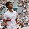 Novak Djokovic à Roland-Garros le 30 mai 2018.