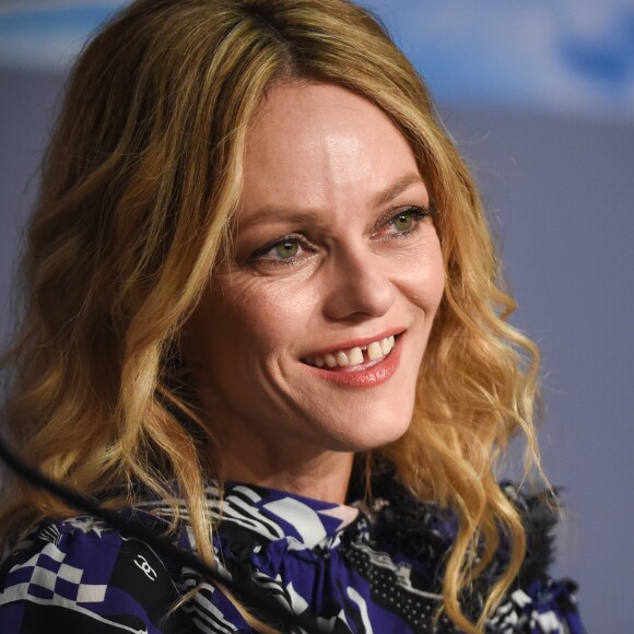 Vanessa Paradis lors de la conférence de presse du film "Un couteau dans le coeur" lors du 71ème festival international du film de Cannes le 18 mai 2018. © Pool Cannes / Bestimage