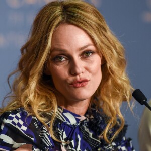 Vanessa Paradis lors de la conférence de presse du film "Un couteau dans le coeur" lors du 71ème festival international du film de Cannes le 18 mai 2018. © Pool Cannes / Bestimage