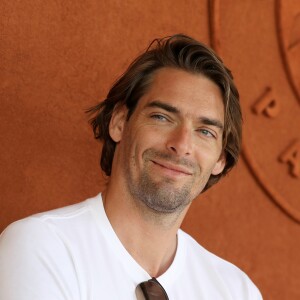 Camille Lacourt - People au village des Internationaux de France de Tennis de Roland Garros à Paris. Le 3 juin 2018. © Dominique Jacovides-Cyril Moreau / Bestimage