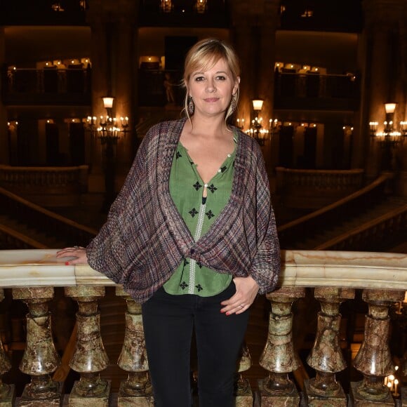 Flavie Flament - Les célébrités à la première de l'escape game grandeur nature "Inside Opéra" au Palais Garnier à Paris, France, le 4 juin 2018. Le Palais Garnier accueille pour la première fois un concept inédit jamais proposé au public. INSIDE OPERA, un jeu grandeur nature entre escape game et parcours immersif sur les traces du Fantôme de l'Opéra. Le but du jeu ? Tenter de résoudre la malédiction du Fantôme de l'Opéra et le libérer à jamais en déchiffrant une série d'énigmes au sein du Palais Garnier avec la participation des différents comédiens en costume d'époque qui animent ce jeu. © Veeren/Bestimage