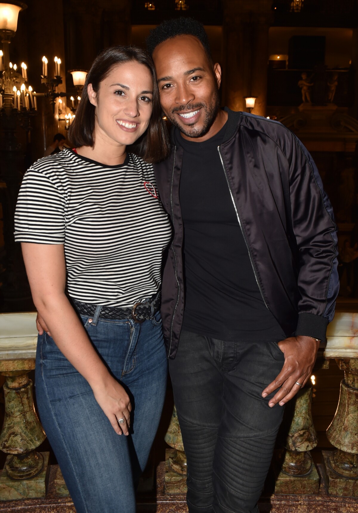 Photo : Charlotte Namura et son compagnon Jean-Luc Guizonne - Les