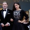 John Travolta et sa femme Kelly Preston avec leurs enfants Ella Bleue Travolta et Benjamin Travolta - Montée des marches du film "'Solo: A Star Wars Story' " lors du 71ème Festival International du Film de Cannes le 15 mai 2018. © Jacovides/Borde/Moreau/Bestimage