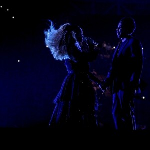 Beyoncé et JAY-Z donnent le coup d'envoi de la tournée "On The Run II" au Principality Stadium à Cardiff, le 6 juin 2018.