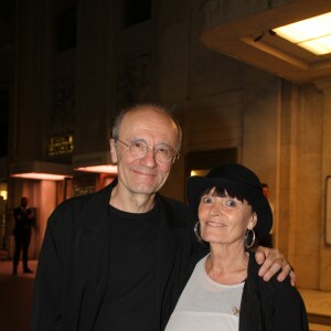 Exclusif - Philippe Geluck et sa femme Dany - L.Baffie fête ses 60 ans avec ses amis au Manko à Paris, France, le 19 avril 2018. © Philippe Baldini/Bestimage