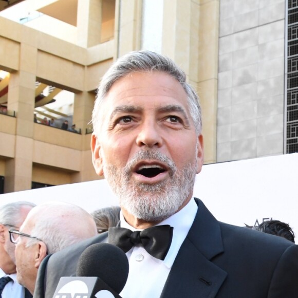 George Clooney et sa femme Amal Clooney - People à la soirée annuelle "AFI Life Achievement Award" à Los Angeles. Le 7 juin 2018 © Birdie Thompson / Zuma Press / Bestimage