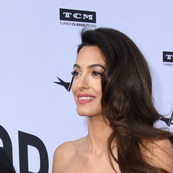 George Clooney et sa femme Amal Clooney - People à la soirée annuelle "AFI Life Achievement Award" à Los Angeles. Le 7 juin 2018 © Birdie Thompson / Zuma Press / Bestimage