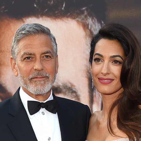 George Clooney et sa femme Amal Clooney - People à la soirée annuelle "AFI Life Achievement Award" à Los Angeles. Le 7 juin 2018