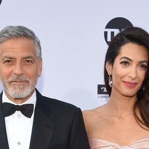 George Clooney et sa femme Amal Clooney - People à la soirée annuelle "AFI Life Achievement Award" à Los Angeles. Le 7 juin 2018