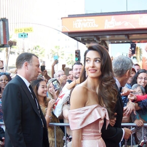 George Clooney et sa femme Amal Clooney Alamuddin arrivent à la soirée American Film Institute's 46th Life Achievement Award au théâtre Dolby à Hollywood, le 7 juin 2018