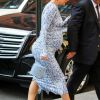 Kate Hudson, enceinte, quitte le Greenwich Hotel et se rend au Pier 94 pour l'événement "POPSUGAR PlayGround". New York, le 9 juin 2018.