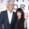 Anthony Bourdain et Asia Argento à New York le 12 avril 2018.