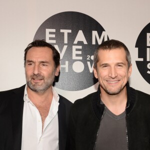 Gilles Lellouche et Guillaume Canet au photocall du 10ème édition du "Etam Live Show" (Etam Lingerie) lors de la Fashion Week à Paris, France, le 26 septembre 2017. Photo by Rachid Bellak/Bestimage