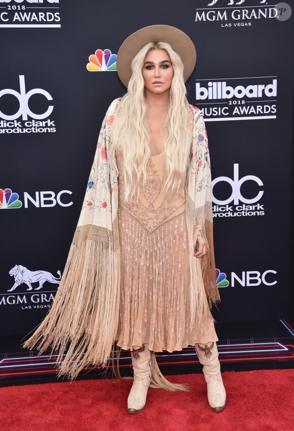 Kesha à la soirée Billboard Music awards au MGM Grand Garden Arena à Las Vegas, le 20 mai 2018