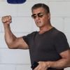 Exclusif - Sylvester Stallone tient à montrer qu'il est toujours en forme à 71 ans en allant s'entrainer dans une salle de gym de Beverly Hills le 27 mars 2018.