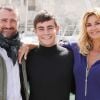 Alexandre Brasseur, Clément Rémiens et Ingrid Chauvin - Photocall de la série "Demain nous appartient" lors de la 19ème édition du Festival de la Fiction TV de la Rochelle, France, le 16 septembre 2017. © Patrick Bernard/Bestimage