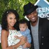 Ne-Yo, sa femme Crystal Renay et leur fils Shaffer aux Teen Choice Awards 2016 à Los Angeles le 31 juillet 2016.