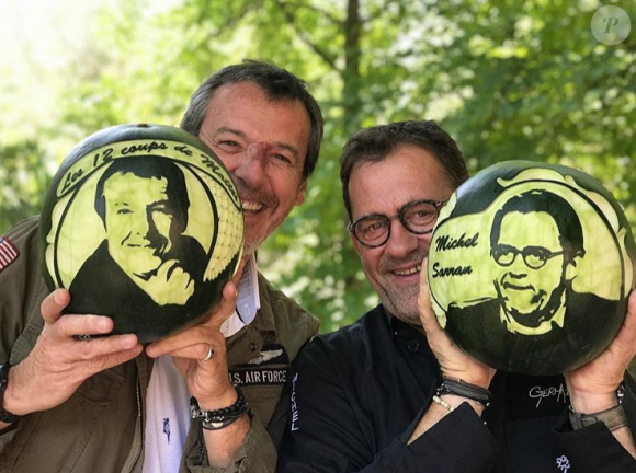 Jean-Luc Reichmann et Michel Sarran - Instagram, 18 juin 2018