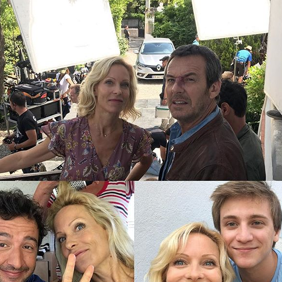 Jean-Luc Reichmann, Rebecca Hampton, Cyrille Eldin - Instagram, 5 juin 2018
