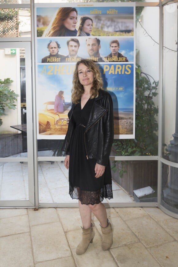 Fabienne Périneau lors de l'avant première du film A 2 heures de Paris, réalisé par Viginie Verrier, au cinéma Studio 28 dans le 18ème arrondissement de Paris, le 18 juin 2018. © Bestimage